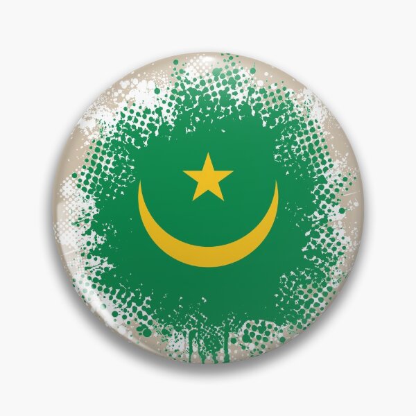 Item preview, Flag of Mauritania - Splat designed and sold by pixelinga.