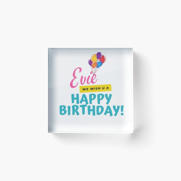 Item preview, Happy Birthday Evie designed and sold by Polycare.