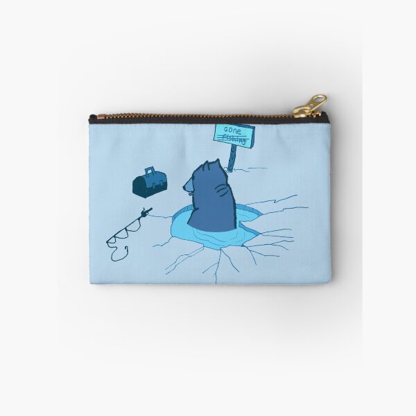 Item preview, Ice Fishing Bear, Funny  designed and sold by CampingCritters.