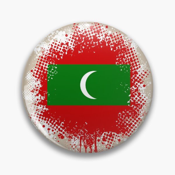 Item preview, Flag of Maldives - Splat designed and sold by pixelinga.