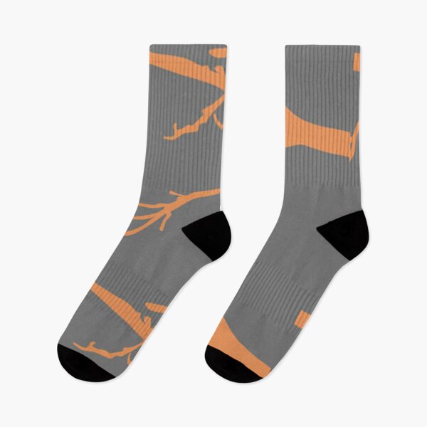 Item preview, Grey & Orange Snow Branch 8 designed and sold by KHRArts.