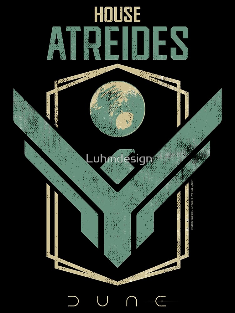 "House Atreides Symbol Dune 2021 Film Graphic" Poster by Luhmdesign Redbubble