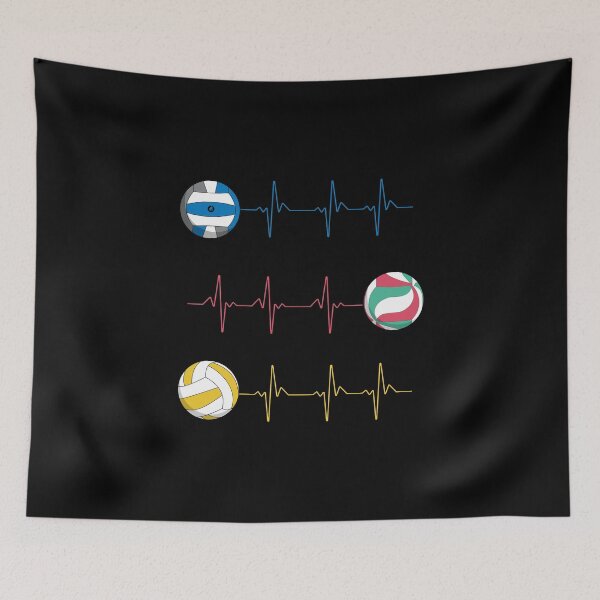Item preview, Volleyball Colored Life Lines designed and sold by ProtagonistTees.