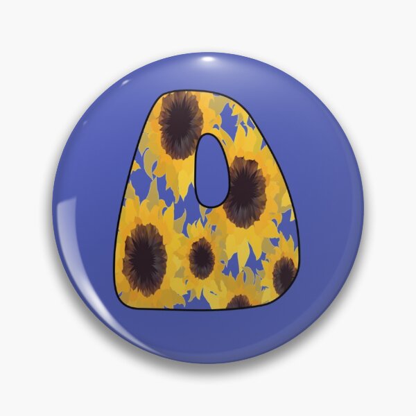 Item preview, Many Sunflowers Monogram Sticker designed and sold by aoichan3939.