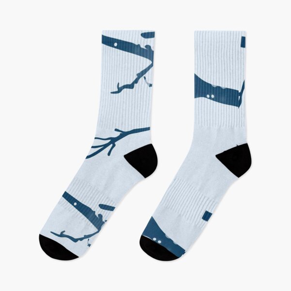 Item preview, Light Blue & Royal Blue Snow Branch 4 designed and sold by KHRArts.
