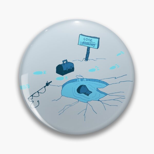 Item preview, Ice Fishing Escape, Funny  designed and sold by CampingCritters.