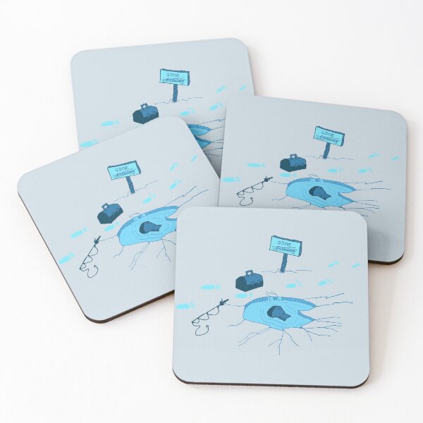 Item preview, Ice Fishing Escape, Funny  designed and sold by CampingCritters.