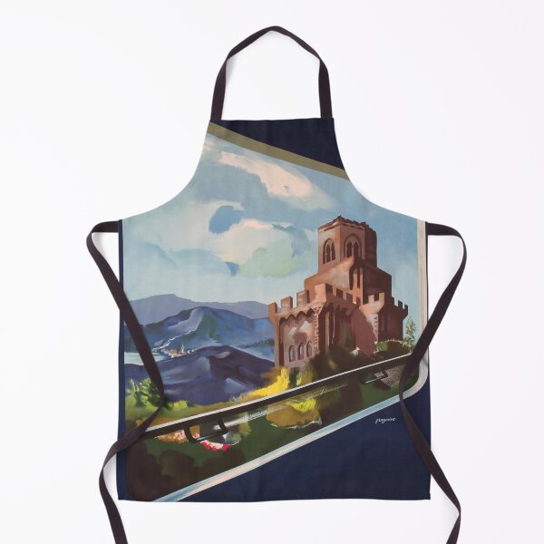 Item preview, Auvergne retro poster designed and sold by CorasPosters.