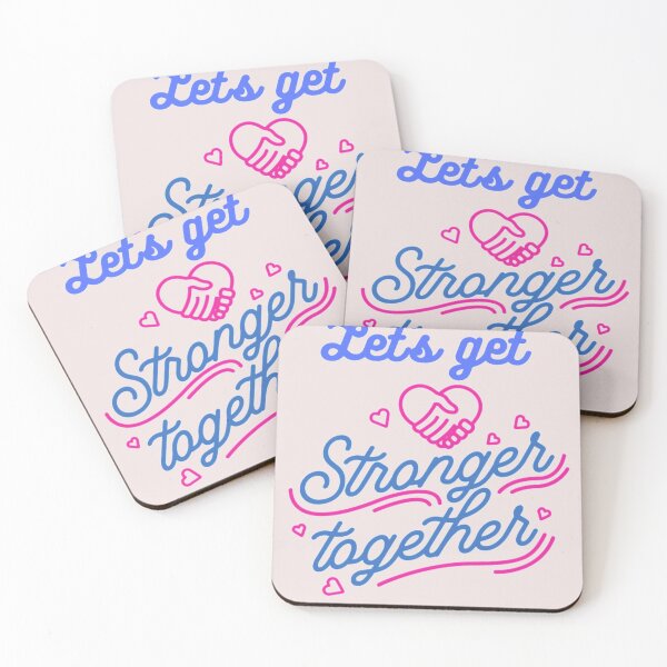 Item preview, Let Us Get Stronger Together designed and sold by PaperDreamPod.