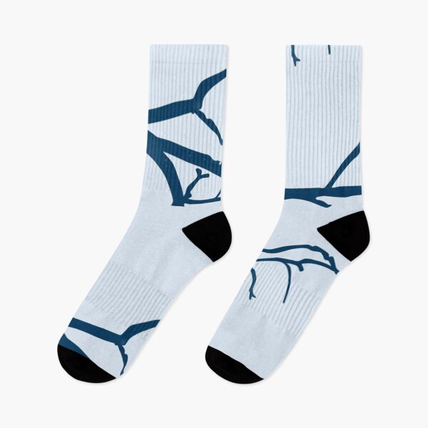 Item preview, Light Blue & Royal Blue Snow Branch 1 designed and sold by KHRArts.