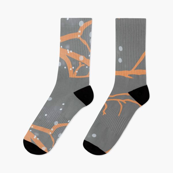 Item preview, Grey & Orange Snow Branch 5 designed and sold by KHRArts.