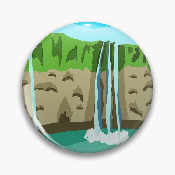 Item preview, Nature Scenery Waterfall Landscape designed and sold by SerenaKemp.