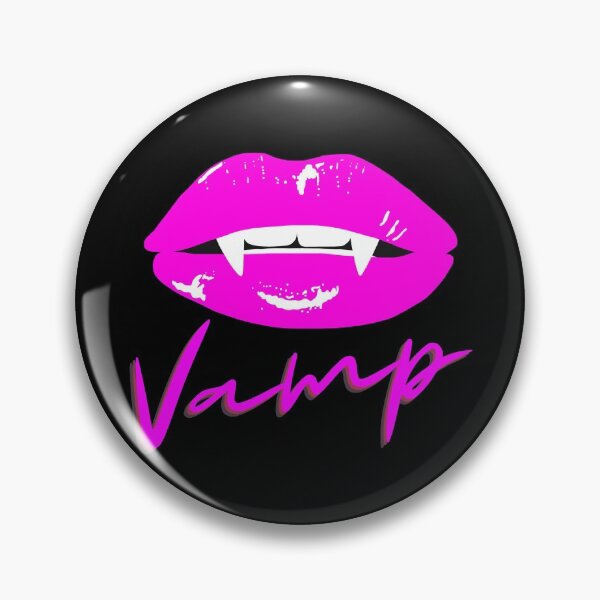 Item preview, Vampire lips (Hot Pink) designed and sold by PaolinoDesigns.