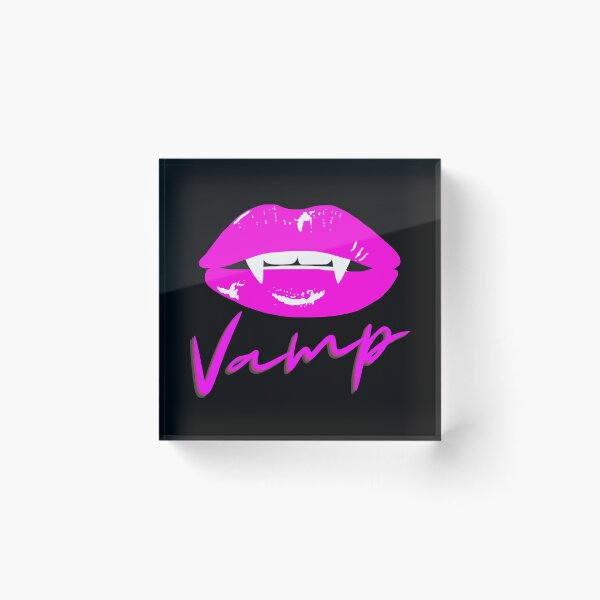 Item preview, Vampire lips (Hot Pink) designed and sold by PaolinoDesigns.