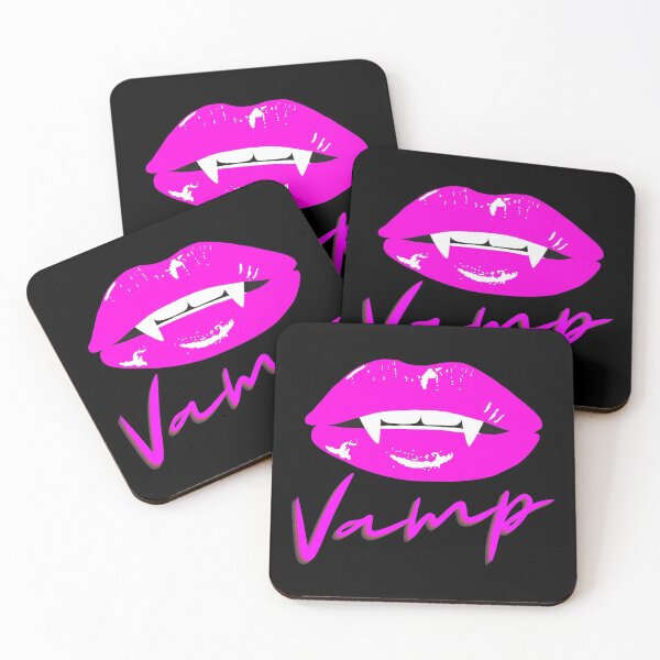 Item preview, Vampire lips (Hot Pink) designed and sold by PaolinoDesigns.