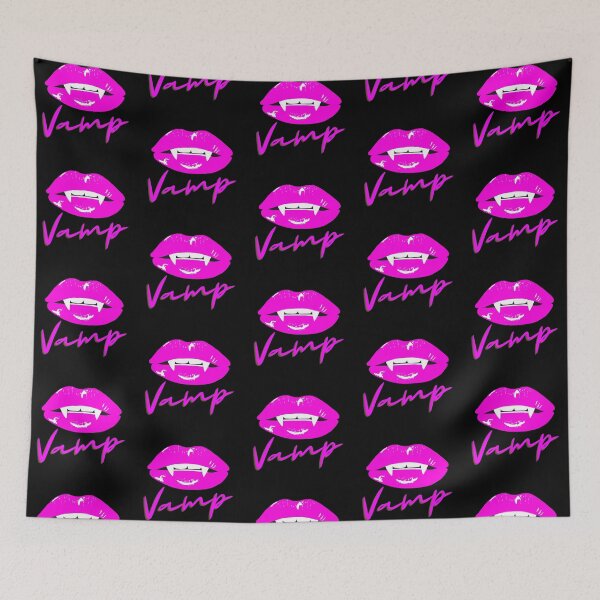 Item preview, Vampire lips (Hot Pink) designed and sold by PaolinoDesigns.