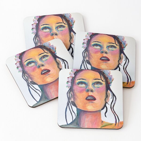Item preview, Colorful impressionistic portrait designed and sold by SerenaKemp.
