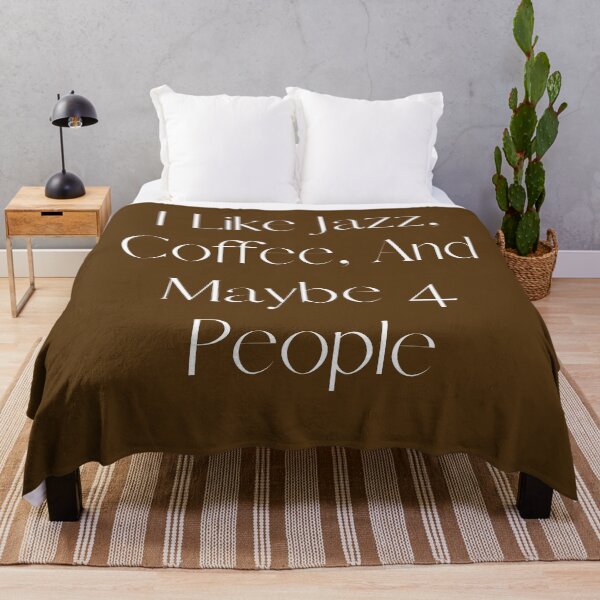 Item preview, I Like Jazz, Coffee, and Maybe 4 people designed and sold by CoffeeCupLife2.