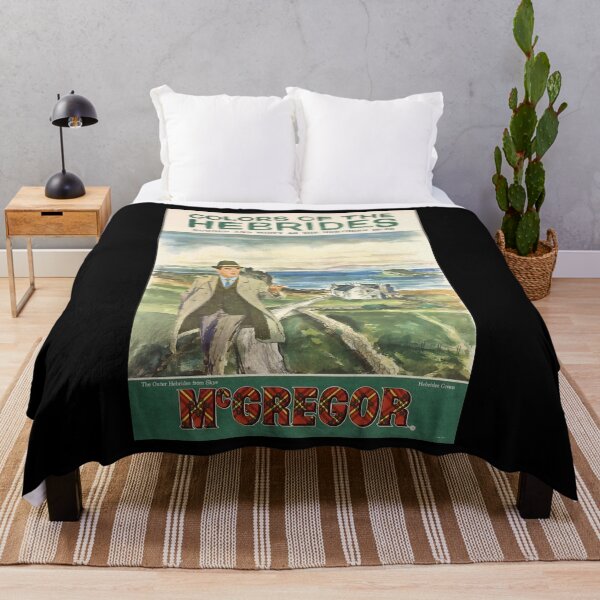 Item preview, Hebrides retro poster designed and sold by CorasPosters.