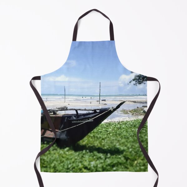 Item preview, Fishing Boat stopped at a Beach and Sea designed and sold by Morpheus Store.