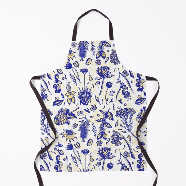 Item preview, Australian Flower Sketches Blue designed and sold by SakuraSkies.