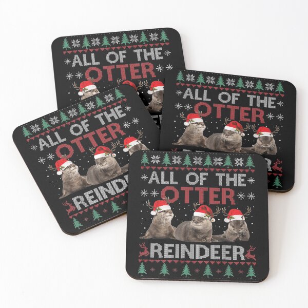 Item preview, All Of Otter Reindeer Christmas Ugly Sweater Pajamas Xmas Gi designed and sold by ChesterNichols.
