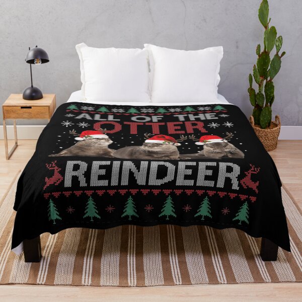 Item preview, All Of Otter Reindeer Christmas Ugly Sweater Pajamas Xmas Gi designed and sold by ChesterNichols.