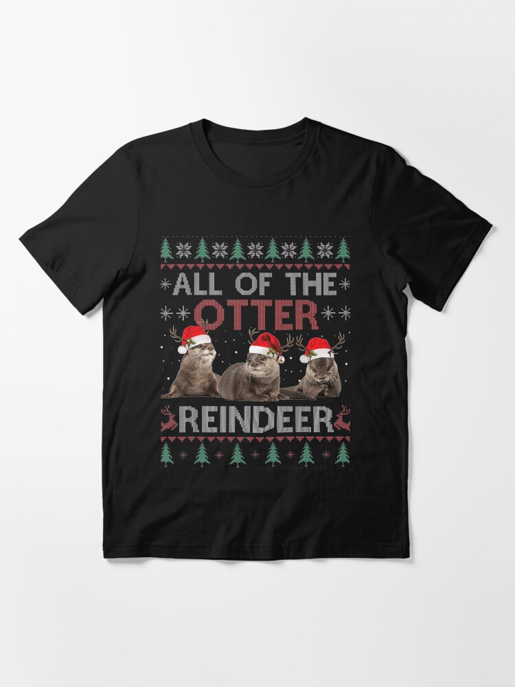 otter christmas sweater