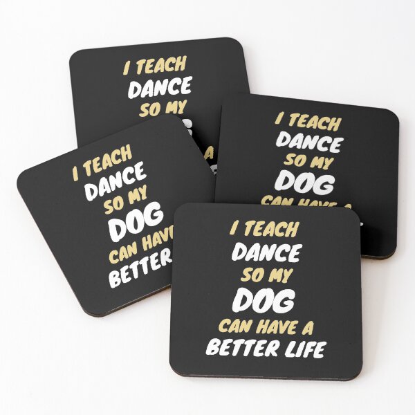 Item preview, dance teacher dog owner designed and sold by SnowballStep.