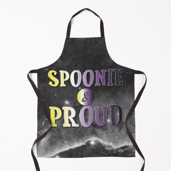 Item preview, Non-binary: Spoonie and Proud designed and sold by PrettySickArt.