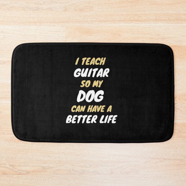 Item preview, guitar teacher dog owner designed and sold by SnowballStep.