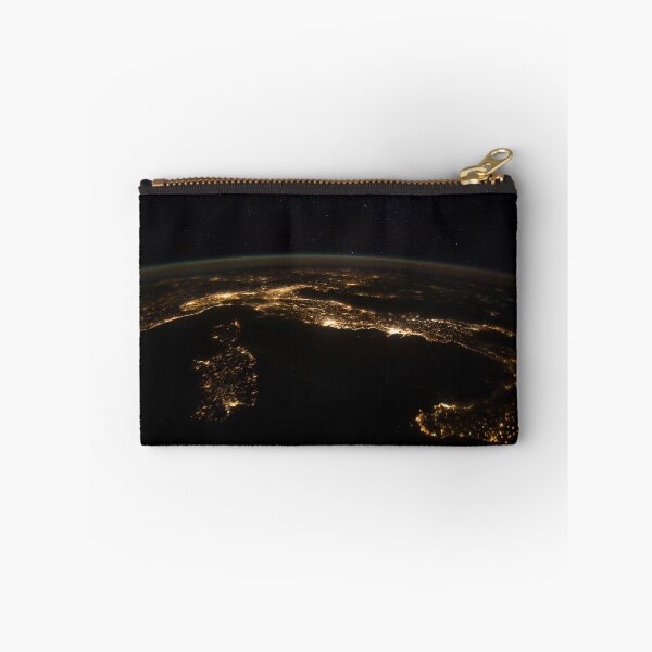 Item preview, Nighttime panorama showing city lights of Europe. designed and sold by StocktrekImages.