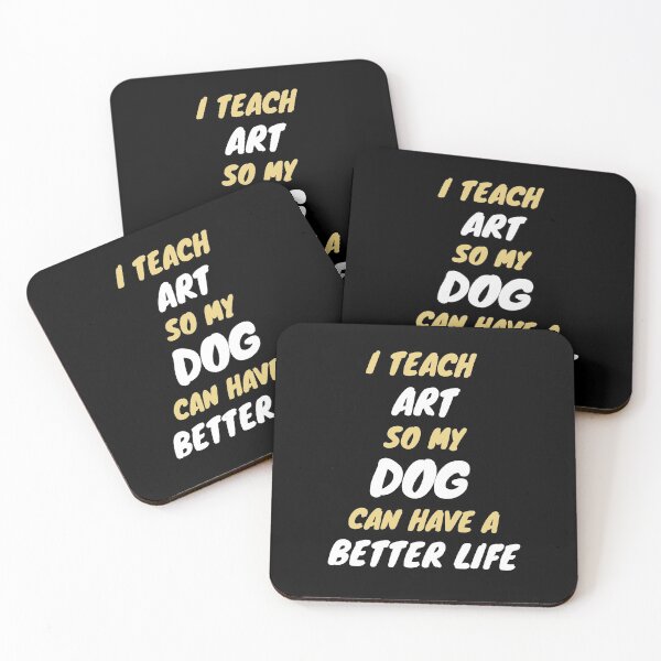 Item preview, art teacher dog owner designed and sold by SnowballStep.
