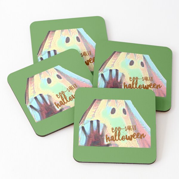 Item preview, Boo-sheet Halloween (waving ghost) designed and sold by HamiltonmagicTs.
