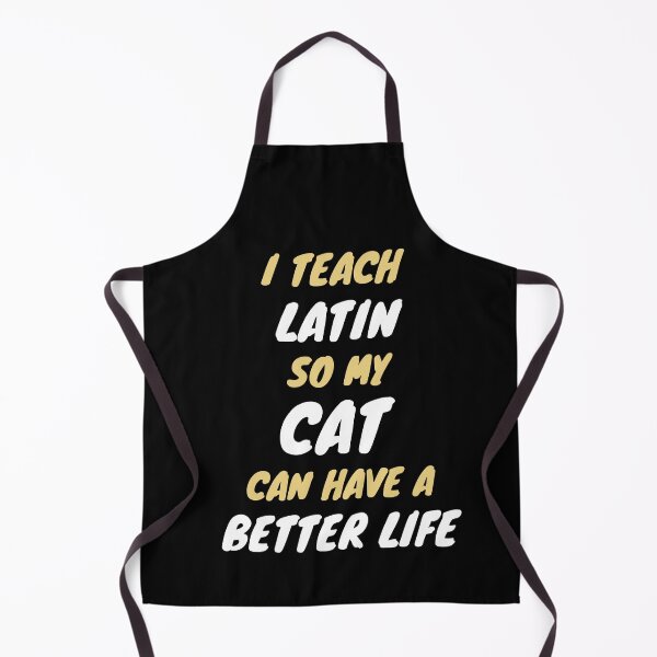 Item preview, latin teacher cat owner designed and sold by SnowballStep.