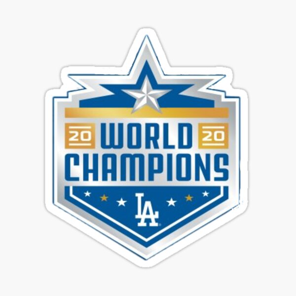 LA Dodgers World Champions 2020 Sticker