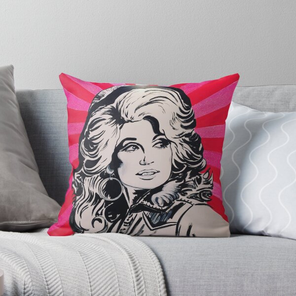 Dolly Parton Throw Pillow