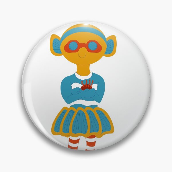 Artikelvorschau, Gelber See Clownfish Chibi entworfen und verkauft von KHRArts.