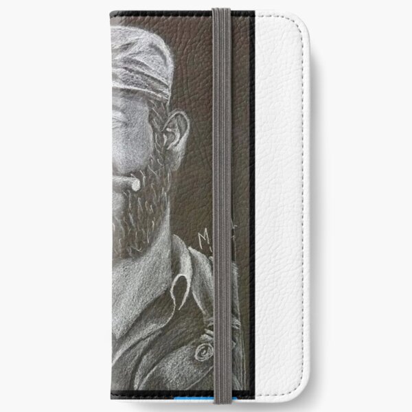 Fidel Castro art iPhone Wallet