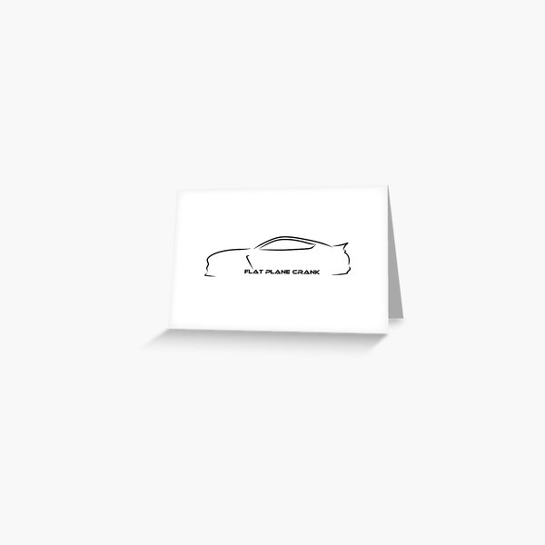 GT350R Outline Greeting Card