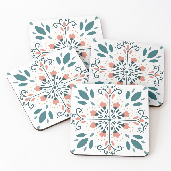 Item preview, Folklore Floral Moroccan Style Tile designed and sold by VictoriaRandall.