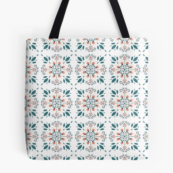 Item preview, Folklore Floral Moroccan Style Tile designed and sold by VictoriaRandall.
