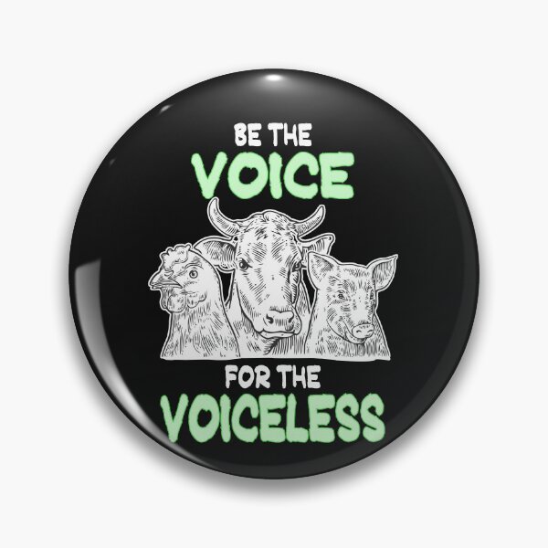 Item preview, Be the Voice of the Voiceless Tierschutz Vegan designed and sold by sunnym79.