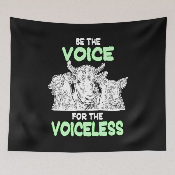 Item preview, Be the Voice of the Voiceless Tierschutz Vegan designed and sold by sunnym79.