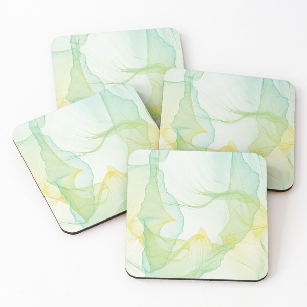 Item preview, Yellowish Blue Atoll Silk Wave designed and sold by shahramroj.