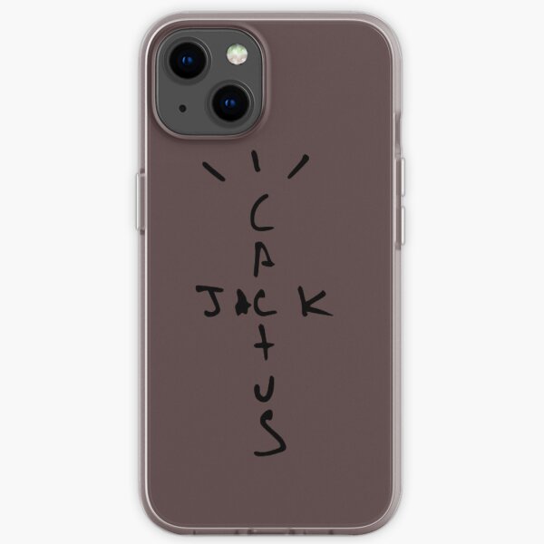 Brown Inspired Cactus Jack Logo iPhone Soft Case