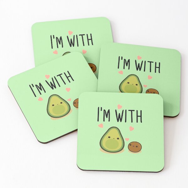 Item preview, Im with the avocado designed and sold by lucky-fern.