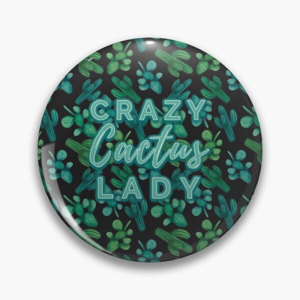 Item preview, Green Blue Watercolour Crazy Cactus Lady Cactus Pattern designed and sold by marta-maria.