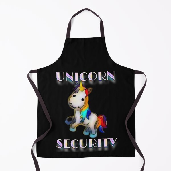 Item preview, Cute Unicorn Security Uniform designed and sold by Gordon Nelson.