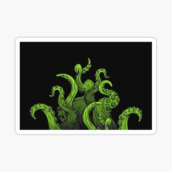 Tentacles Up Sticker
